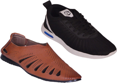 

Sukun Sneakers For Men(Black, Tan