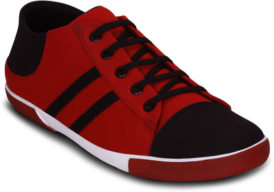 

Kielz Kielz-Red-Men's-Lace-Ups-Sneakers Sneakers For Men(Red