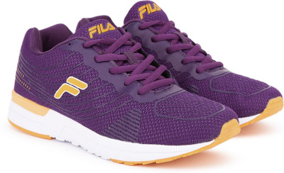 Fila EDEN Running Shoes For Women(Purple, Dk pur