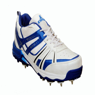 

Kwickk Cricket Shoes For Men(Blue, White