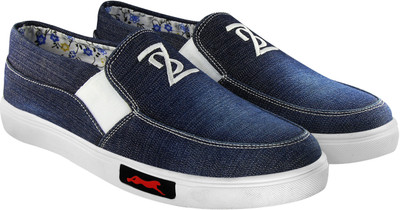 

Bella Toes Blue Denim Casual Shoes for Men's & Boys Canvas Shoes For Men(Blue