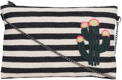 

Diwaah Women Casual Black Cotton Sling Bag
