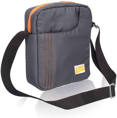 

Online World Men & Women Casual Grey Nylon Sling Bag