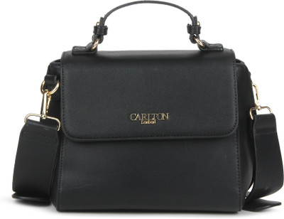 

Carlton London Women Casual Black PU Sling Bag