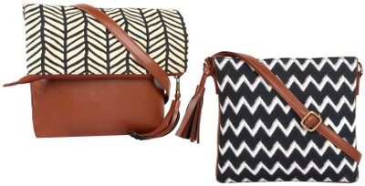 

Ayeshu Women Casual Multicolor Canvas Sling Bag