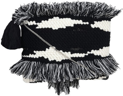

Diwaah Women Casual Black Cotton Sling Bag