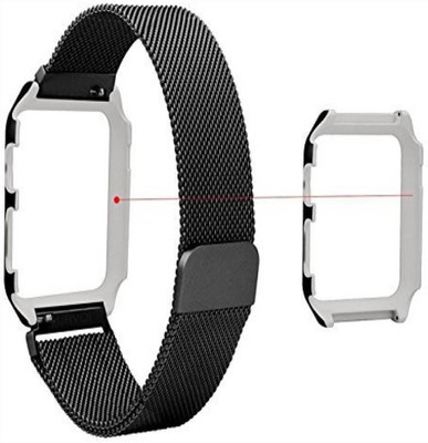 

MOUSETRAPS Milanese Loop Mesh Smooth Stainless Steel Strap Freely Fully Magnetic Closure Clasp Metal Strap Wrist Band Replacement Bracelet for Apple Watch Band Series 3/2/1 (42MM) Smart Watch Strap(Black)