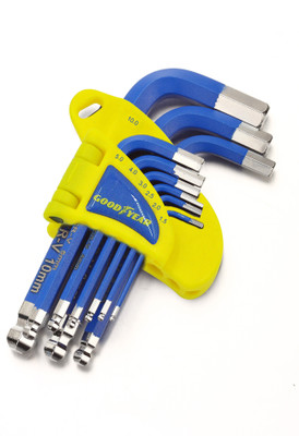 

Goodyear 9 PCS SHORT ARM HEX KEY SET Socket Set