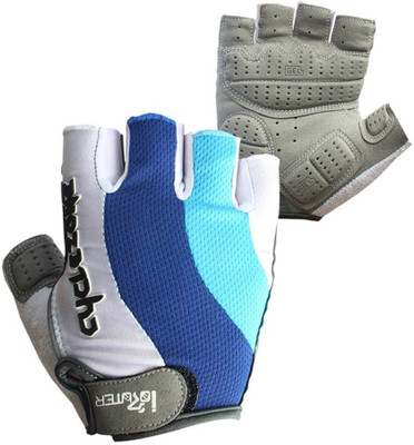 

Jern Cyclezone Cycling/Biking Half Finger Shock Absorption Sports Gloves Cycling Gloves (, Grey