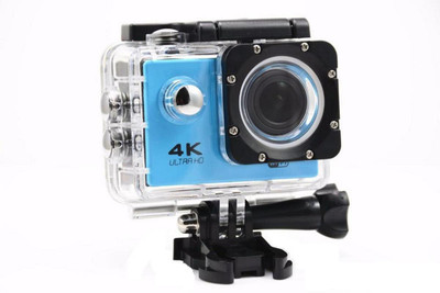 

Systene Powershot Ultra HD 4K WIFI Waterproof 2 inch LCD Display 12 Wide Angle Lens Full Sports AC56 1080P (Sky Blue) Sports and Action Camera(Blue, 16 MP)