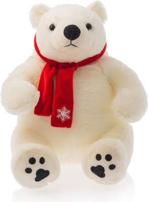 

Dimpy Stuff Dimpy Sitting Polar Bear - 30 cm(Red)