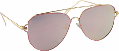 iSweven Aviator Sunglasses(Pink)