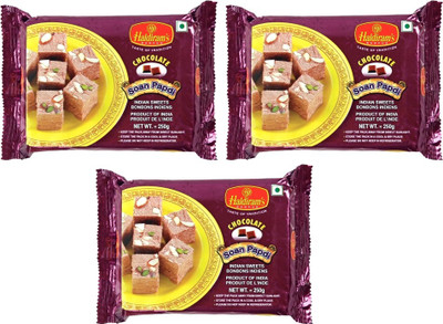 

Haldiram's Soan Papdi (Chocolate Flavour) (Pack of 3)(750 g, Box)