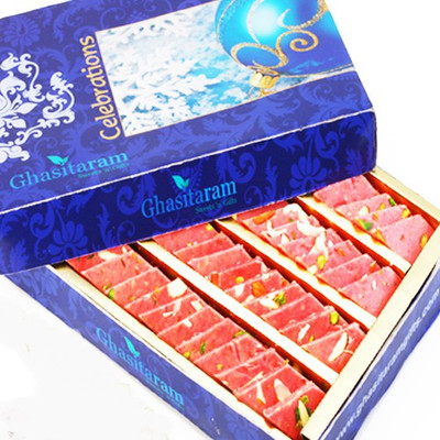 

Ghasitaram Gifts Strawberry Sugarfree Katli(800 g, Box)