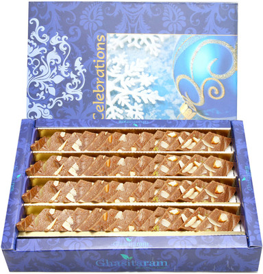 

Ghasitaram Gifts Chocolate Sugarfree Kaju Katli(800 g, Box)