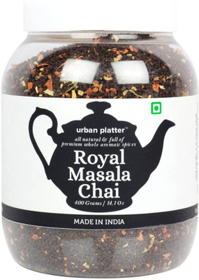 

Urban Platter Royal Masala Chai[All Natural & Full of Premium Whole Aromatic Spices] Unflavoured Masala Tea(400 g, Plastic Bottle)