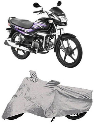 AFFINITY Two Wheeler Cover for Hero(Super Splendor, Silver)
