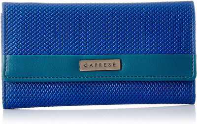 

Caprese Women Formal Blue Artificial Leather Wallet(6 Card Slots), Blue;teal