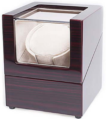 

Medetai Watch Winder ,LT Wooden Automatic Rotation 1+0 Watch Winder Storage Case Display Box (Outside and inside are white) WATCH WINDER 2160 Watch Winder(Brown)
