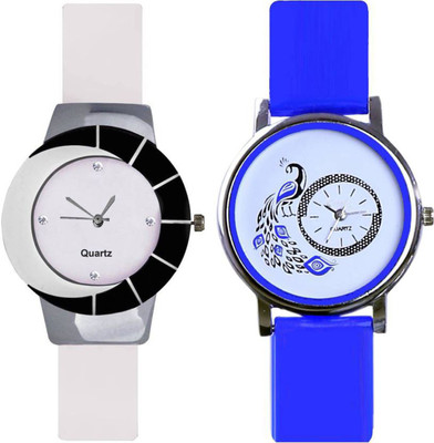 

Swadesi Stuff New Arrival multi color watch combo of 2 for stylish women & girls Watch - For Women