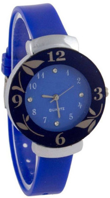 

Swadesi Stuff Stylish blue stylish leaf theme watch Watch - For Women