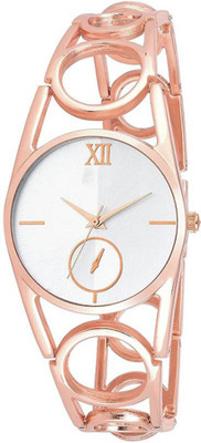 

GUOYU Rose Golden Metal Strap DK~Pattern Designer Watch For Women And Girls Watch - For Girls