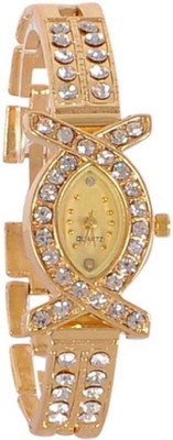 

SD SHOP Beautiful Golden Girl Gift Watch - For Girls