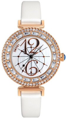 

Skmei 9158 White DUSK Watch - For Women