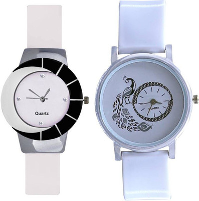 

Swadesi Stuff New Arrival multi color watch combo of 2 for stylish women & girls Watch - For Women