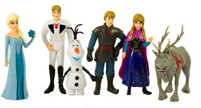 

Pepperonz Frozen Characters Action Figure Toys (6Pcs - Cake Topper)(Multicolor)