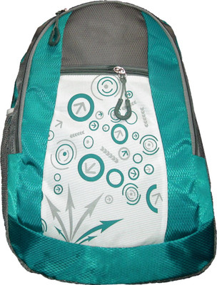 

Aj Style School Bag, Collage Bag, Traveling Bag, casual. 12 L Backpack(Green)