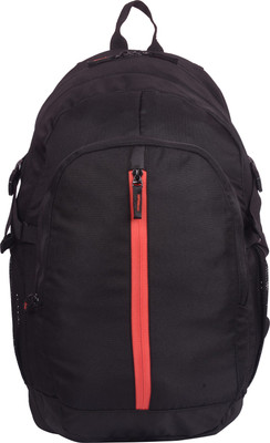 

VONZO Unisex Water Resistant School Rucksack, Travel Backpack, Laptop compartment Waterproof Backpack(Black, 30 L)