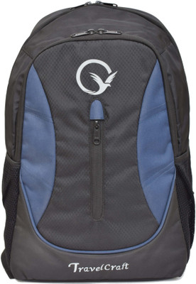 

Travelcraft 15.6 inch Laptop Backpack(Blue, Black), Black;blue