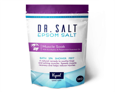 

Ryaal Dr.Salt Epsom Salt All Natural Therapeutic Soak with Tea Tree Essential Oil (5 Kg)(5000 g)