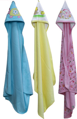 

ANNAPURNA SALES Cotton 240 GSM Bath Towel Set(Pack of 3, Multicolor)