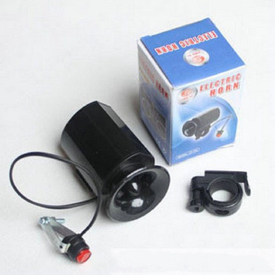 

RIDER'S CHOICE 6 Sounds Ultra-strong Electric Bicycle Horn Bell with inserted battery Bell(Black)