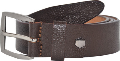 

HyEnd Men Formal, Casual, Evening, Party Brown Genuine Leather Belt, Chocolate