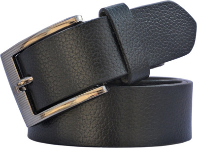 

Sun Shopping Men Formal Black Artificial Leather Belt