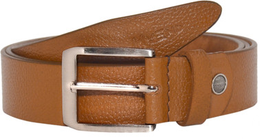 

HyEnd Men Formal, Casual, Evening, Party Tan Genuine Leather Belt