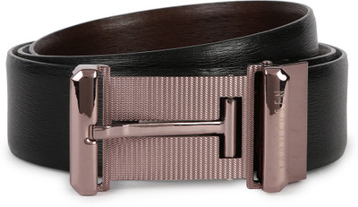 

Louis Philippe Men Black Genuine Leather Belt