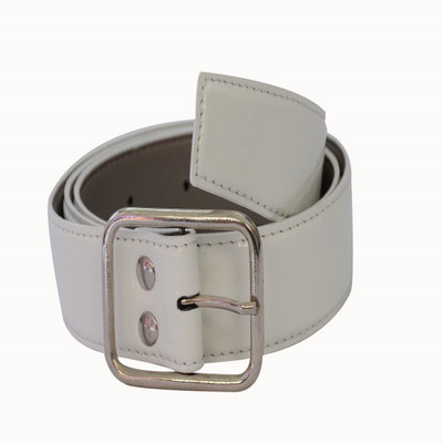 

Robb Club Men Party White Artificial Leather Belt