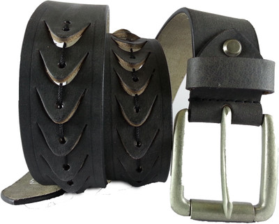 

Sefano Men Casual, Evening, Party Black Genuine Leather Belt, Grey