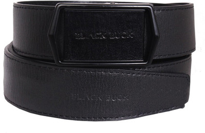 

BlackBuck Men Casual Black Genuine Leather Belt