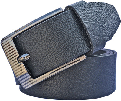

Sun Shopping Men Formal Black Artificial Leather Belt