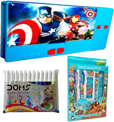 

TECHNOCHITRA SUPER HERO THEME COMPLETE STATIONERY GIFT SET(Set of 3)