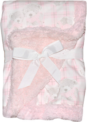

Baby Bucket Printed  Blanket(Fur, Light Pink