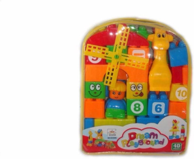 

gunvaan Building Blocks (Red, Blue, Yellow, Green, Orange)(Multicolor)