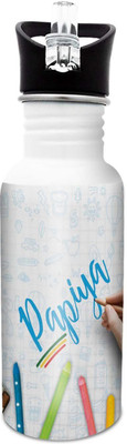 

Hot Muggs Papiya-Crayons 600 ml Sipper(Pack of 1, Multicolor)