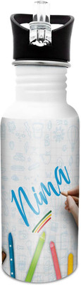

Hot Muggs Nima-Crayons 600 ml Sipper(Pack of 1, Multicolor)