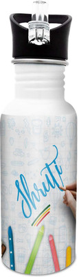 

Hot Muggs Shruti-Crayons 600 ml Sipper(Pack of 1, Multicolor), White